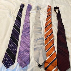 Lot of Silk Ties - Dkny, Brooks Brothers, Alfani, Reine Seide, Geoffrey Beene